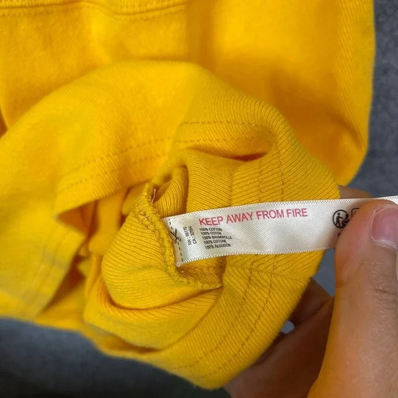 FP Beach Free People Dress Womens XS Yellow Excellent Ribbed Knit Tank - Picture 6 of 8